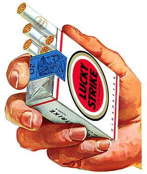 lucky strike slogan 1960