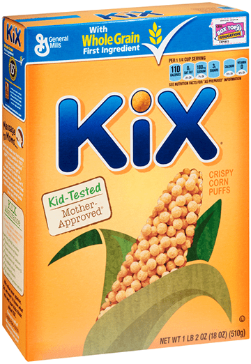 Kix (cereal) Slogan - Slogans for Kix (cereal) - Tagline of Kix (cereal ...
