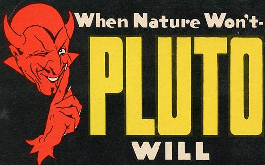 Pluto Water Slogan